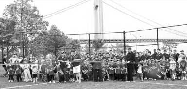 St. Patrick’s baseball diamond has a new shine
