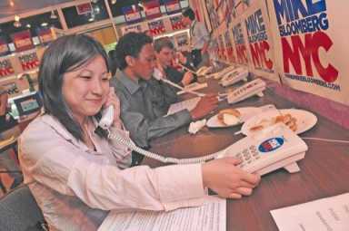 Bloomy campaigns hard from Bay Ridge