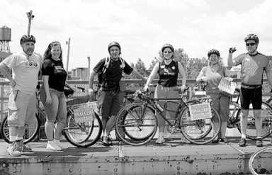 Pedaling into petition drive