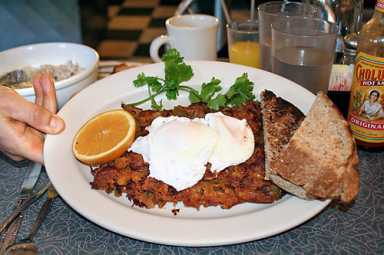 This corned beef hash is smokin’!