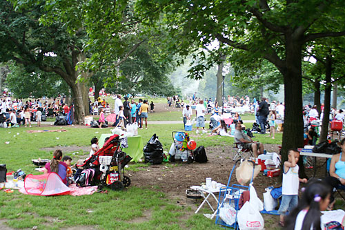 What a dump! Prospect Park was a real mess this weekend