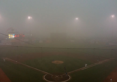 Out of the foggy pan, into the win column!