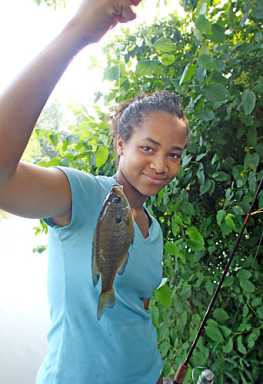 Fin-tastic! Girl wins fishing contest for first time ever!