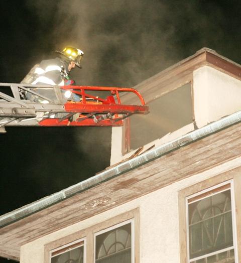 Smoky blaze rips through Ocean Avenue home