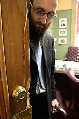 Shul house rocked!