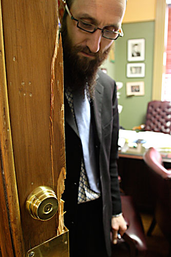 Shul house rocked!