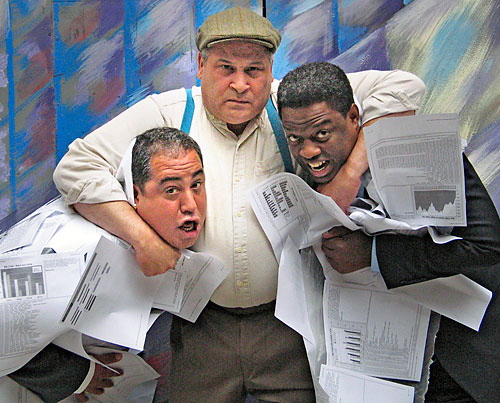 Funny money, Walt Whitman and Robinson Crusoe are all just off stage