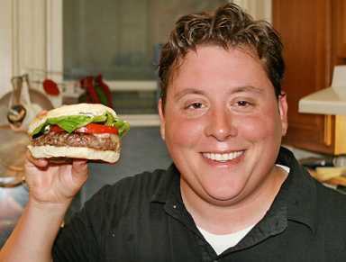 King of the grill! This man makes the borough’s best burger