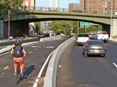 Finally, a real bike lane for Brooklyn