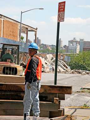 Warehouse wall collapses — just as Guskind said it would!