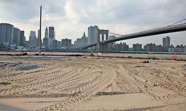 Brooklyn Bridge Park is being built