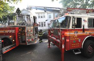 Blaze threatens 62nd Street home