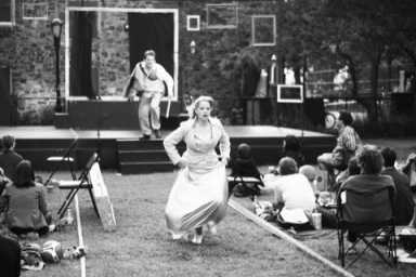 Invoking the bard at the old stone house