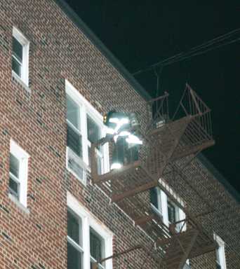 Blaze rips through Nostrand Avenue hi-rise.