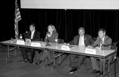 Candidates wade through ‘slushy’ questions