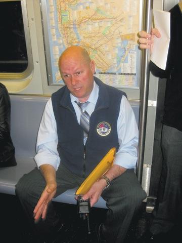 All aboard with the L line’s allâˆ’pro ‘point man’