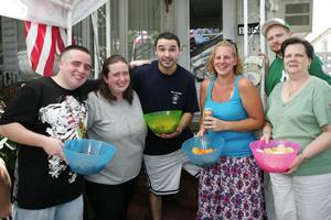 East 37th Street neighbors party together