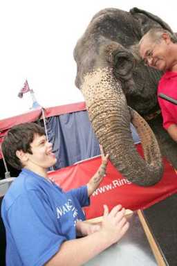 Circus wish comes true at Coney Boom-A-Ring