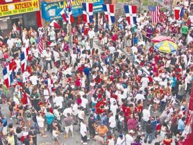Dominican Pride on parade in Williamsburg