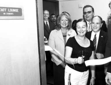 State-of-the-art lounge%A0for%A0Boody faculty