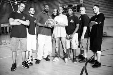 Dozens turn out to annual hoop-a-thon