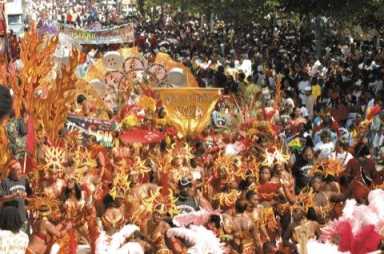 Spectacular splash of Caribbean pride