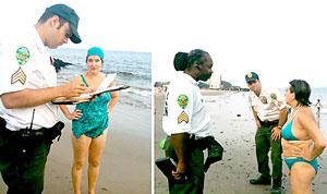 Brighton beach bathers socked with $250 fines