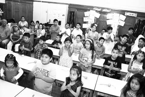 Foreign language kids make English job one; earn salute for summer of hard work