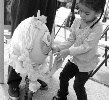 Parking spot gets special green makeover