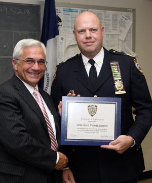 LICH earns NYPD salute