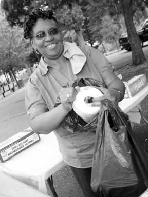 Police officers and kids play well together