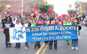 An International flavor at Columbus march