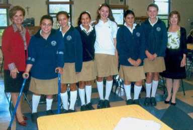 Visitation Academy goes to the polls