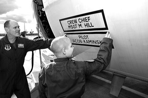 Local boy is soldier for a day