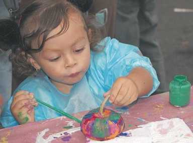 Pumpkin painting: no tricks, 100 percent treat