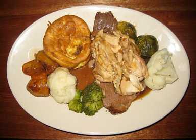 Finally, real British football with real British food