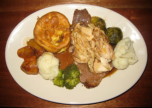 Finally, real British football with real British food
