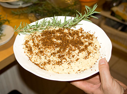 Mashed potatoes with a parsnip twist