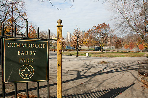 Commodore sunk! Park repairs to skip the ballfields in favor of front lawn