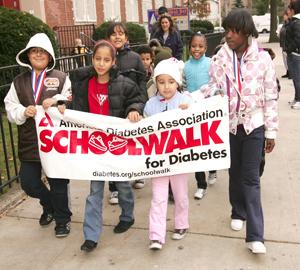 Pounding the pavement for the American Diabetes Association