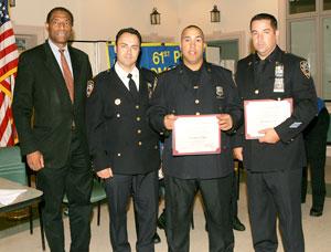 Seven crime-busters saluted at 61st Police Precinct