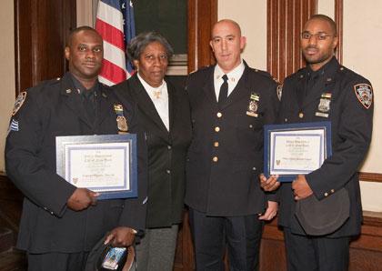 Top cops hailed by 78th Precinct Community Council