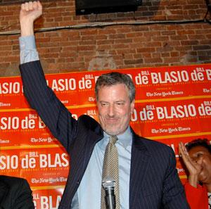 De Blasio and Green take shots in advocate race