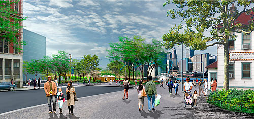 No ‘park’ing! Critics say Brooklyn Bridge Park entrance isn’t so grand