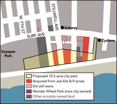 City moving quickly to use its new Coney land