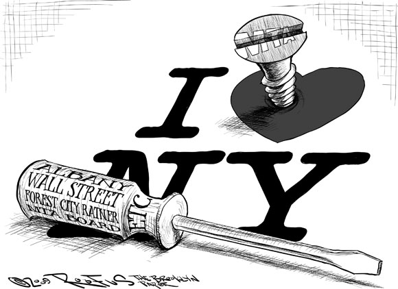 Our cartoonist’s take on the MTA service cuts