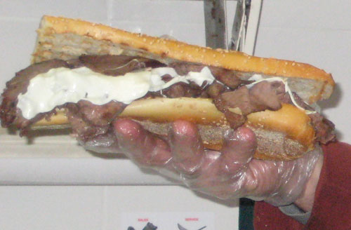 Marty on the menu! Local deli honors Beep with beef