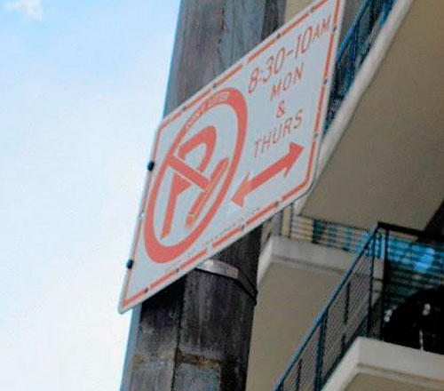 It’s a real sign of confusion on Washington Avenue