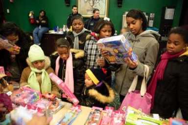 Christmas comes early for local children