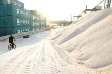 Pardon our salt mountain